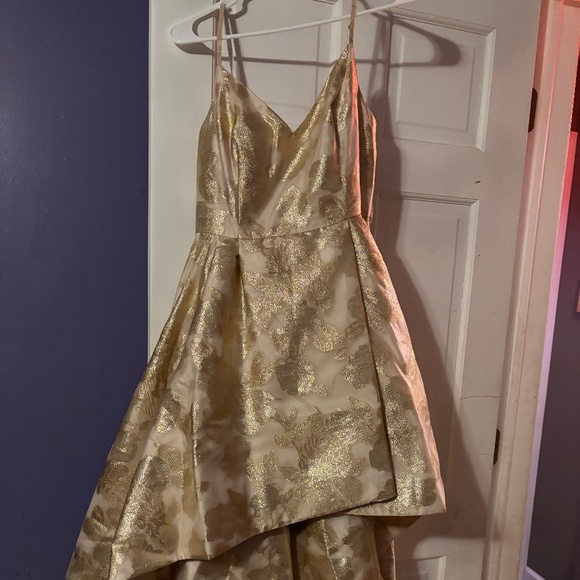 Lilly Pulitzer ALISALYNN FLORAL BROCADE HIGH-LOW DRESS Size 4 - Picture 1 of 4